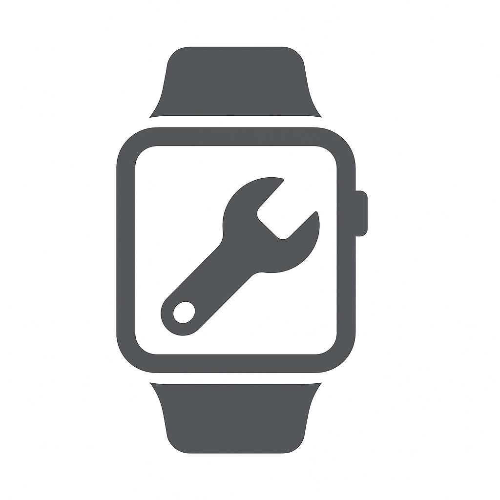 Ikona hodinek s nářadím